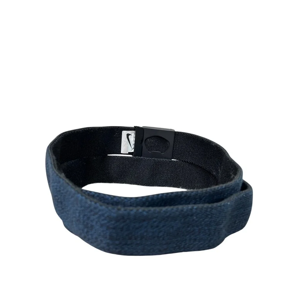 Nike Mens Reversible Web Belt Navy Black Bottle Opener Buckle AB0523 Golf OS